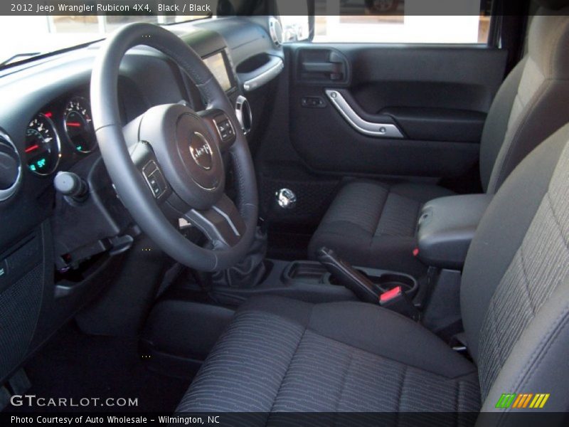 Black / Black 2012 Jeep Wrangler Rubicon 4X4
