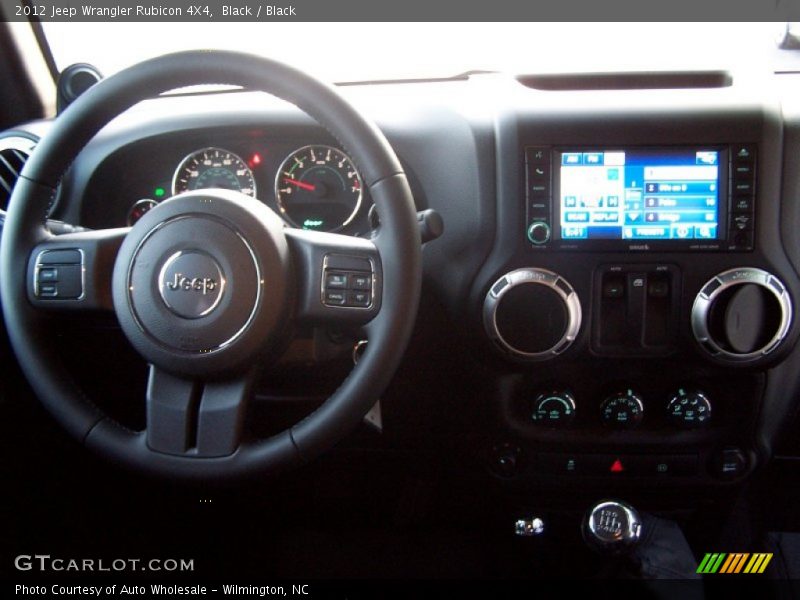 Black / Black 2012 Jeep Wrangler Rubicon 4X4