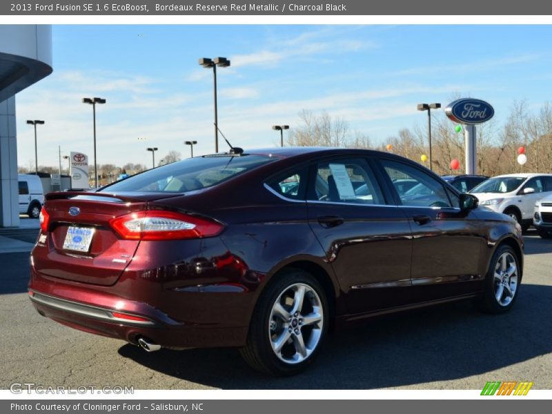 Bordeaux Reserve Red Metallic / Charcoal Black 2013 Ford Fusion SE 1.6 EcoBoost