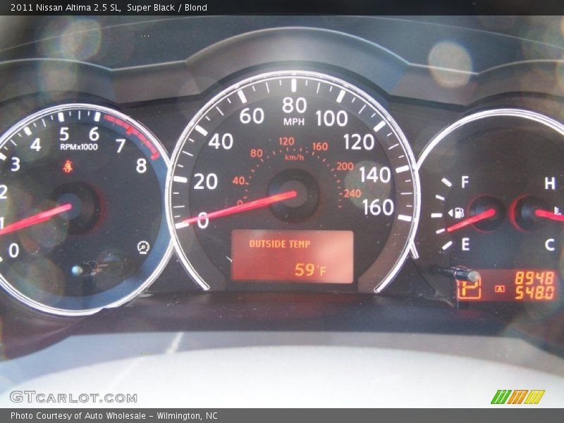 Super Black / Blond 2011 Nissan Altima 2.5 SL