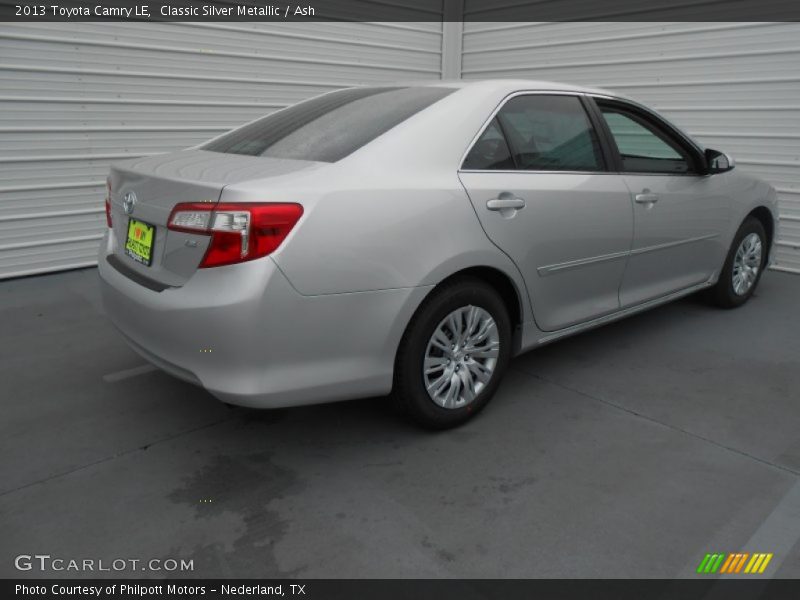 Classic Silver Metallic / Ash 2013 Toyota Camry LE