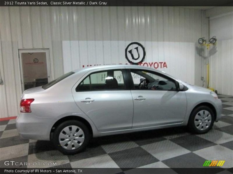 Classic Silver Metallic / Dark Gray 2012 Toyota Yaris Sedan