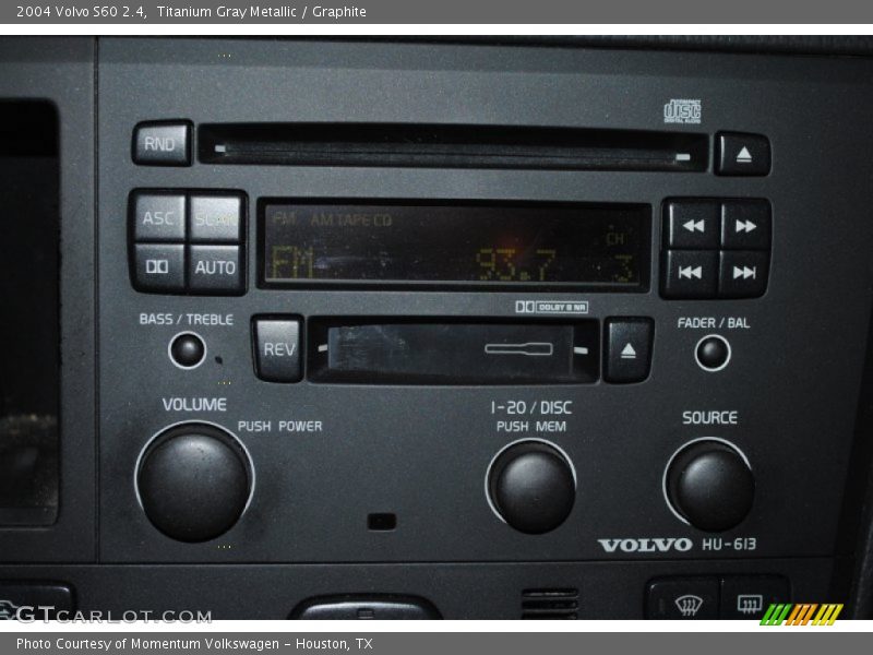 Titanium Gray Metallic / Graphite 2004 Volvo S60 2.4