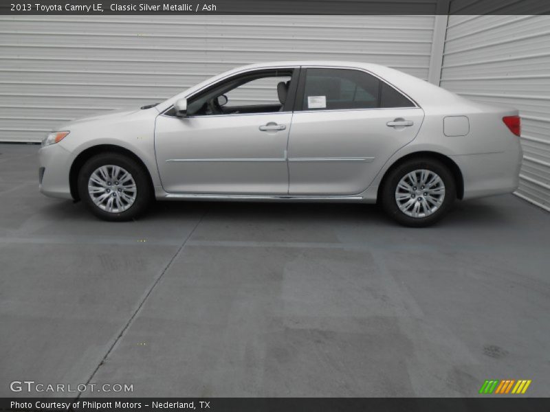 Classic Silver Metallic / Ash 2013 Toyota Camry LE