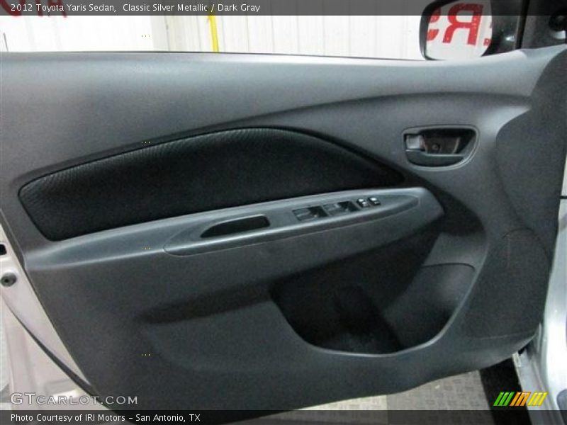 Classic Silver Metallic / Dark Gray 2012 Toyota Yaris Sedan