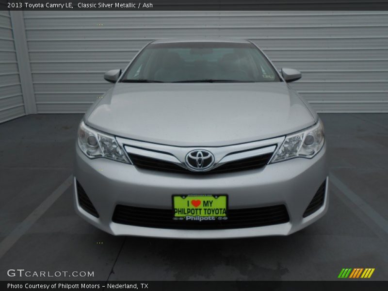 Classic Silver Metallic / Ash 2013 Toyota Camry LE
