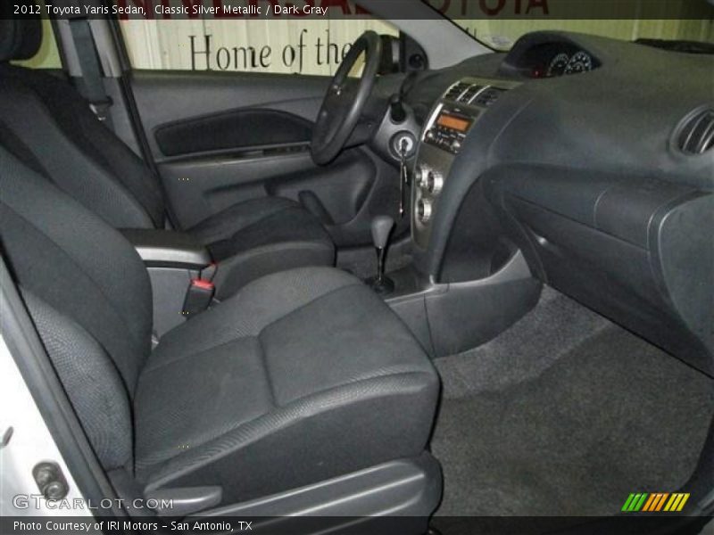 Classic Silver Metallic / Dark Gray 2012 Toyota Yaris Sedan