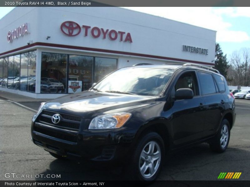Black / Sand Beige 2010 Toyota RAV4 I4 4WD