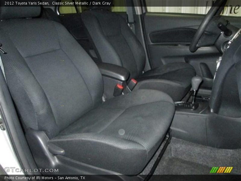 Classic Silver Metallic / Dark Gray 2012 Toyota Yaris Sedan