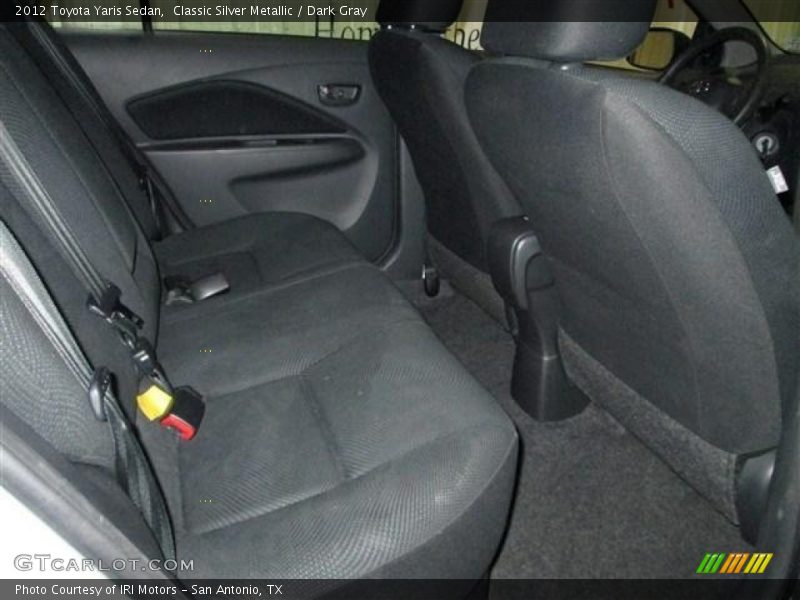 Classic Silver Metallic / Dark Gray 2012 Toyota Yaris Sedan