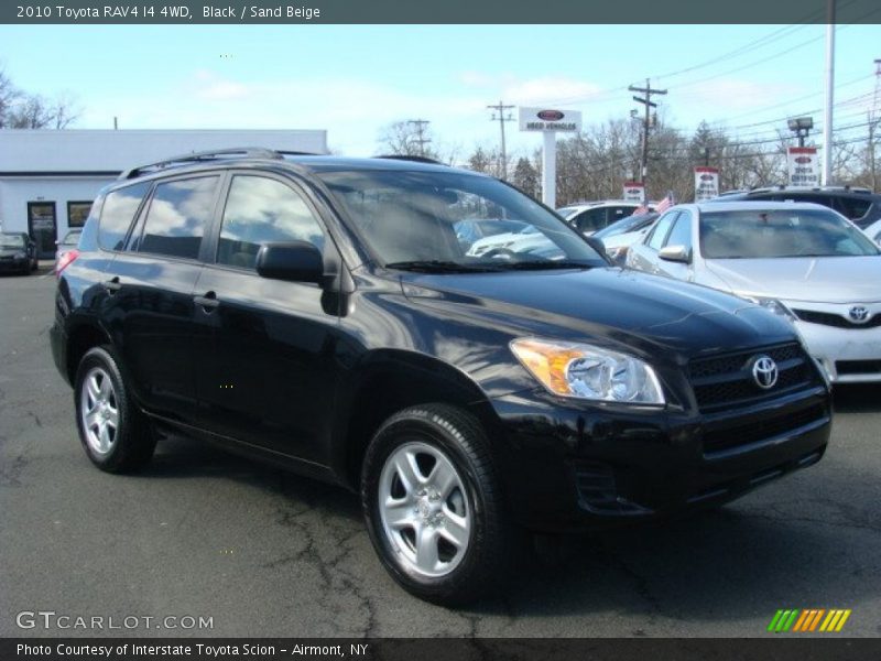 Black / Sand Beige 2010 Toyota RAV4 I4 4WD