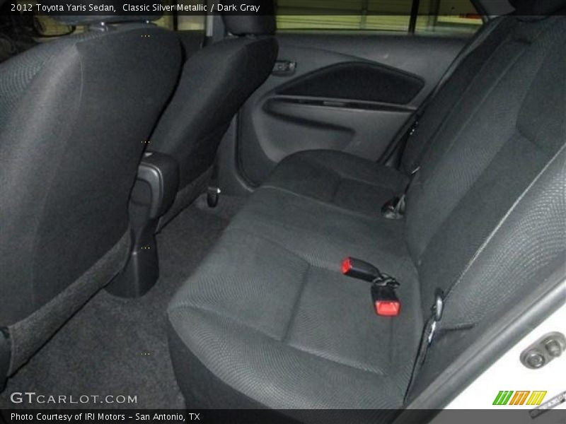 Classic Silver Metallic / Dark Gray 2012 Toyota Yaris Sedan