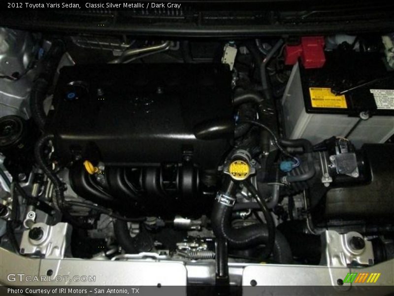 Classic Silver Metallic / Dark Gray 2012 Toyota Yaris Sedan