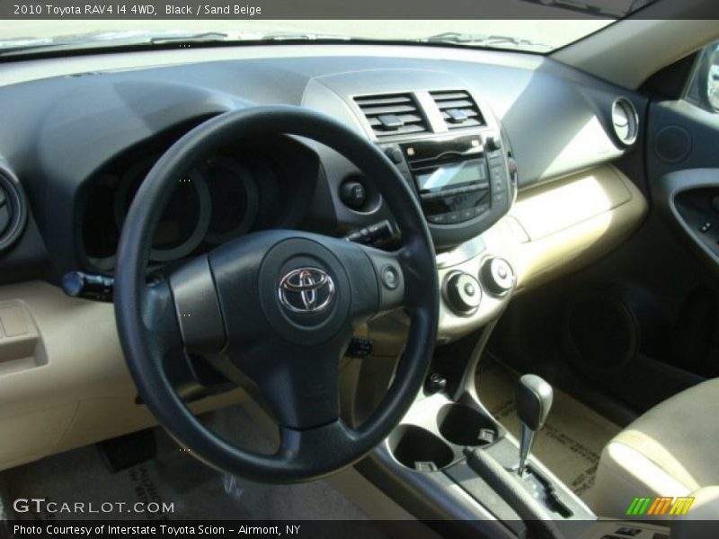 Black / Sand Beige 2010 Toyota RAV4 I4 4WD