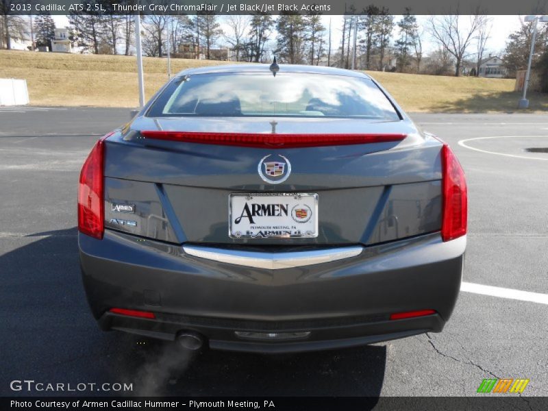 Thunder Gray ChromaFlair / Jet Black/Jet Black Accents 2013 Cadillac ATS 2.5L