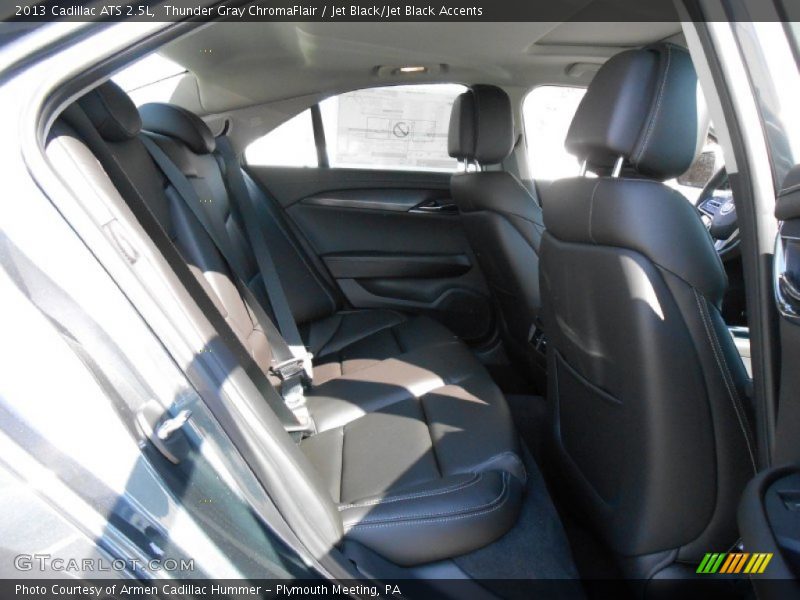 Thunder Gray ChromaFlair / Jet Black/Jet Black Accents 2013 Cadillac ATS 2.5L
