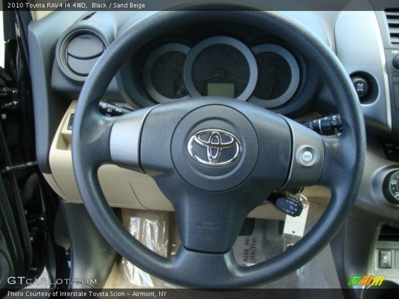 Black / Sand Beige 2010 Toyota RAV4 I4 4WD