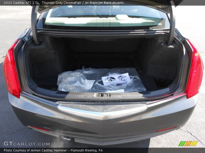 Thunder Gray ChromaFlair / Jet Black/Jet Black Accents 2013 Cadillac ATS 2.5L