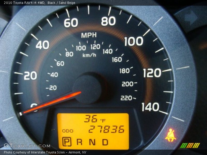 Black / Sand Beige 2010 Toyota RAV4 I4 4WD