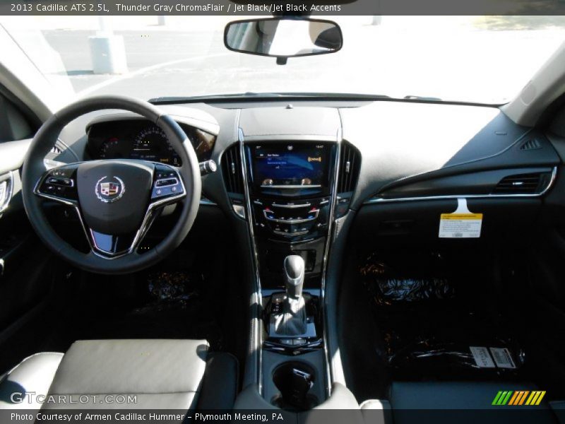 Thunder Gray ChromaFlair / Jet Black/Jet Black Accents 2013 Cadillac ATS 2.5L