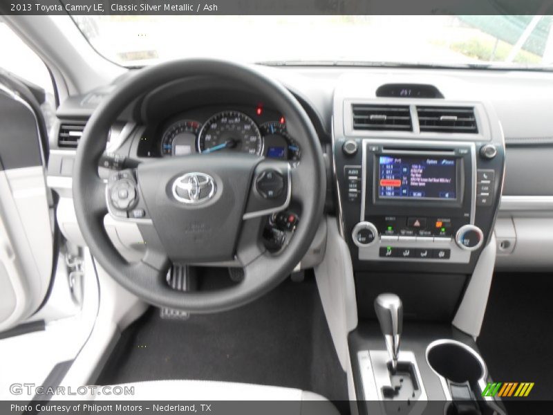 Dashboard of 2013 Camry LE