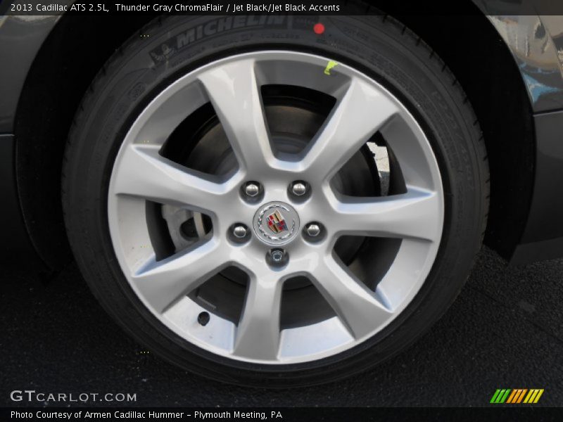 Thunder Gray ChromaFlair / Jet Black/Jet Black Accents 2013 Cadillac ATS 2.5L