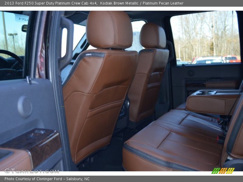 Kodiak Brown Metallic / Platinum Pecan Leather 2013 Ford F250 Super Duty Platinum Crew Cab 4x4