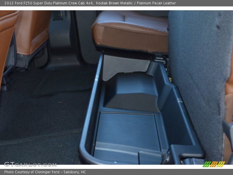 Kodiak Brown Metallic / Platinum Pecan Leather 2013 Ford F250 Super Duty Platinum Crew Cab 4x4