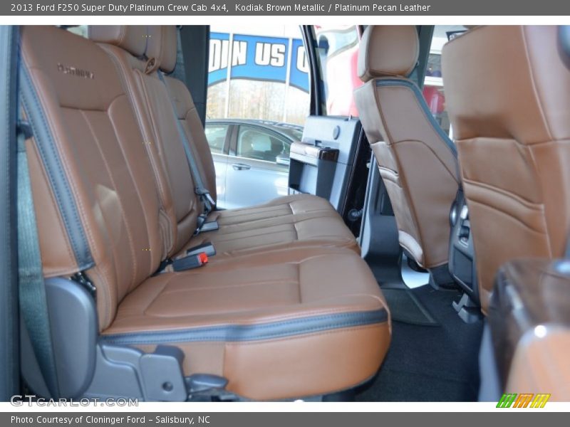 Kodiak Brown Metallic / Platinum Pecan Leather 2013 Ford F250 Super Duty Platinum Crew Cab 4x4