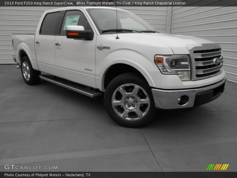 Front 3/4 View of 2013 F150 King Ranch SuperCrew