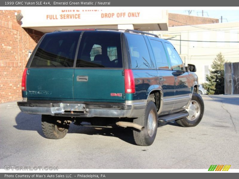 Emerald Green Metallic / Neutral 1999 GMC Yukon SLE 4x4