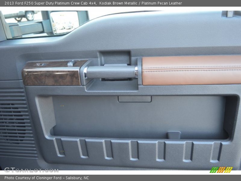 Kodiak Brown Metallic / Platinum Pecan Leather 2013 Ford F250 Super Duty Platinum Crew Cab 4x4