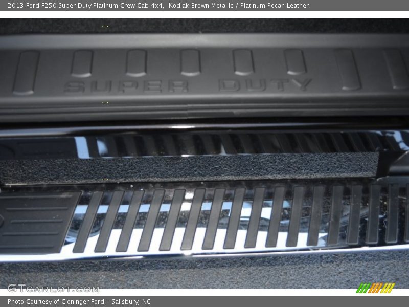 Kodiak Brown Metallic / Platinum Pecan Leather 2013 Ford F250 Super Duty Platinum Crew Cab 4x4
