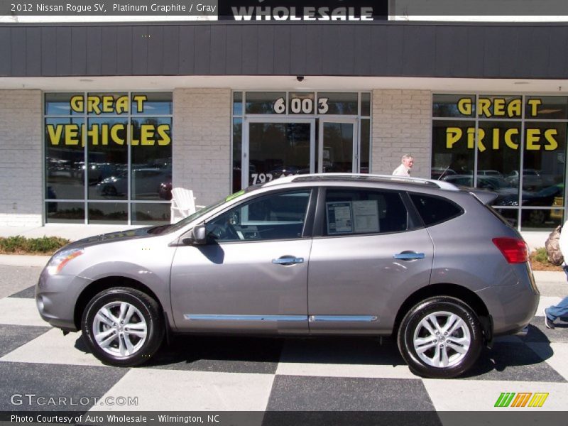 Platinum Graphite / Gray 2012 Nissan Rogue SV