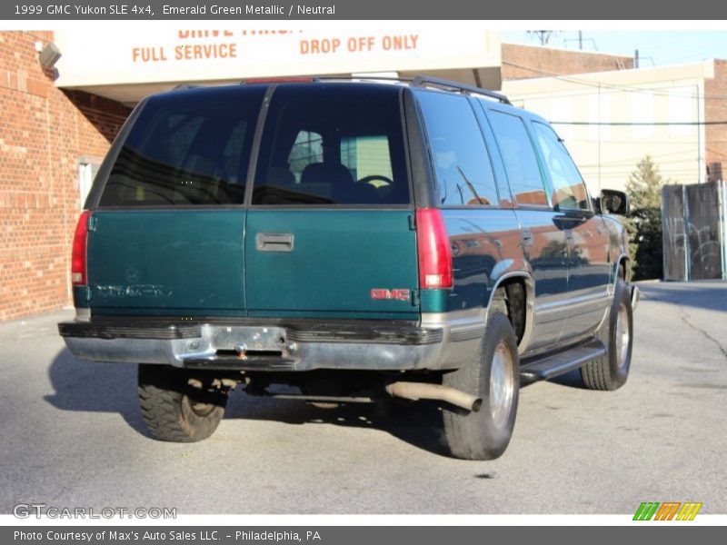 Emerald Green Metallic / Neutral 1999 GMC Yukon SLE 4x4