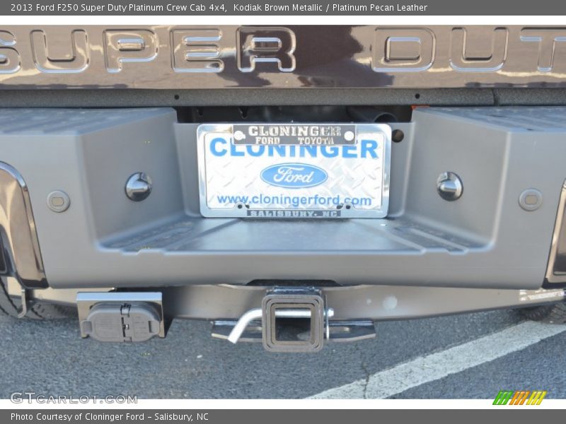 Kodiak Brown Metallic / Platinum Pecan Leather 2013 Ford F250 Super Duty Platinum Crew Cab 4x4