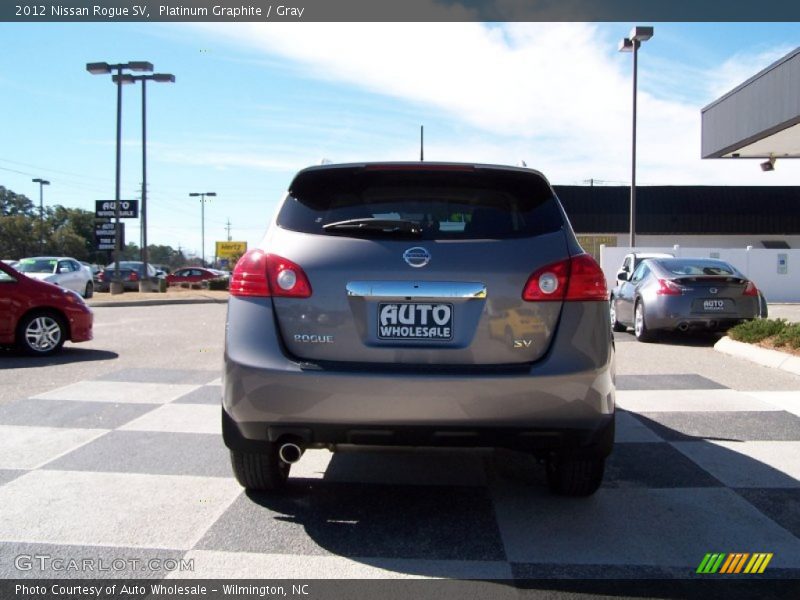 Platinum Graphite / Gray 2012 Nissan Rogue SV