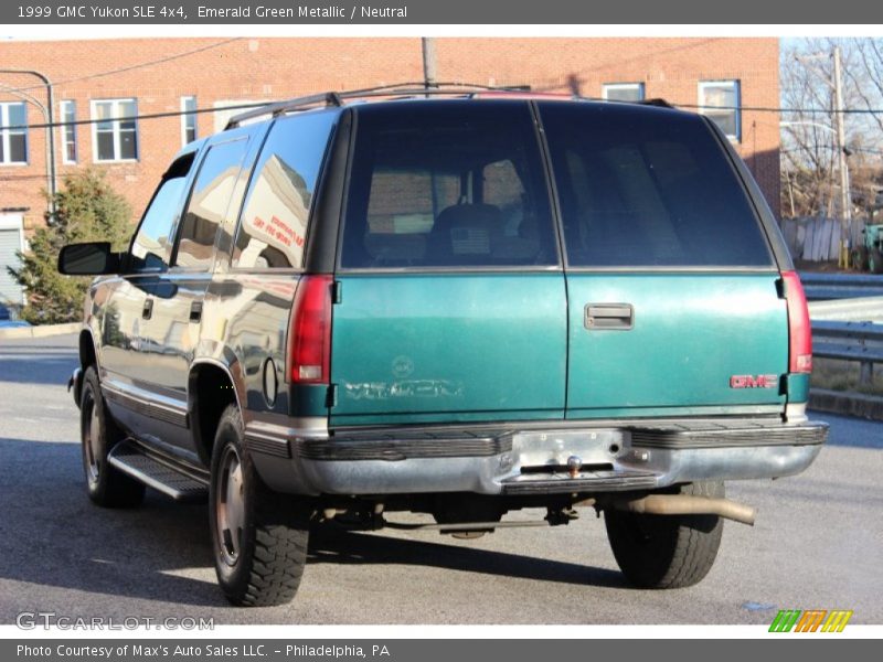 Emerald Green Metallic / Neutral 1999 GMC Yukon SLE 4x4