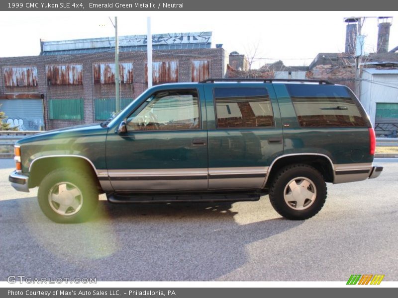 Emerald Green Metallic / Neutral 1999 GMC Yukon SLE 4x4