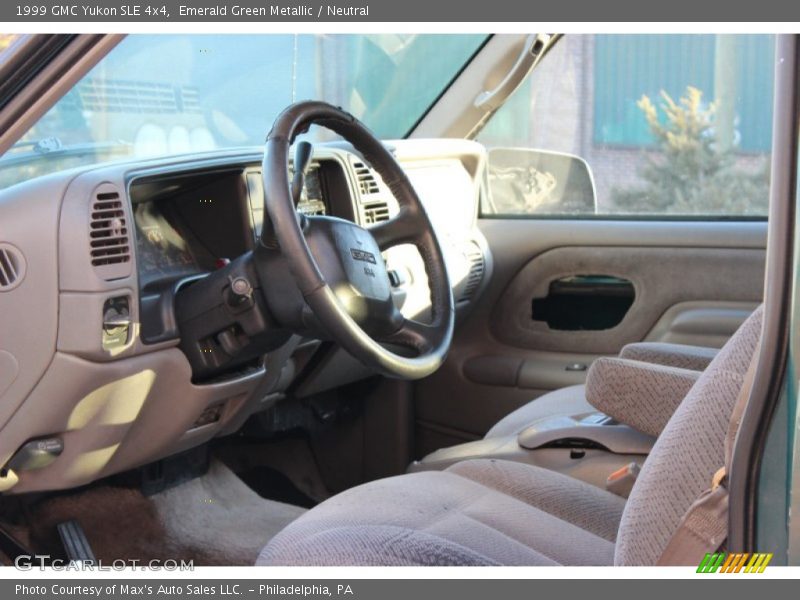 Emerald Green Metallic / Neutral 1999 GMC Yukon SLE 4x4