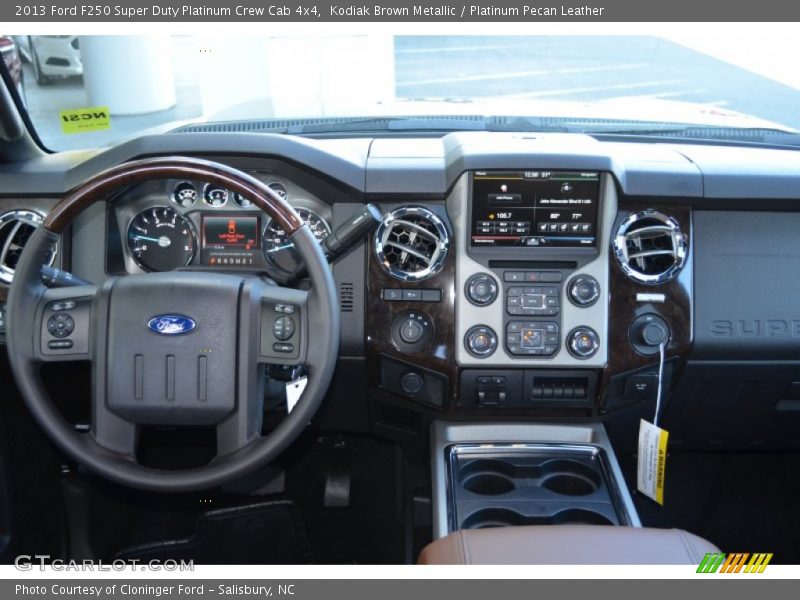 Dashboard of 2013 F250 Super Duty Platinum Crew Cab 4x4