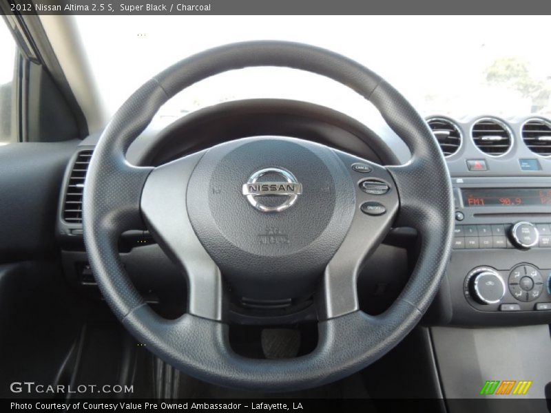 Super Black / Charcoal 2012 Nissan Altima 2.5 S