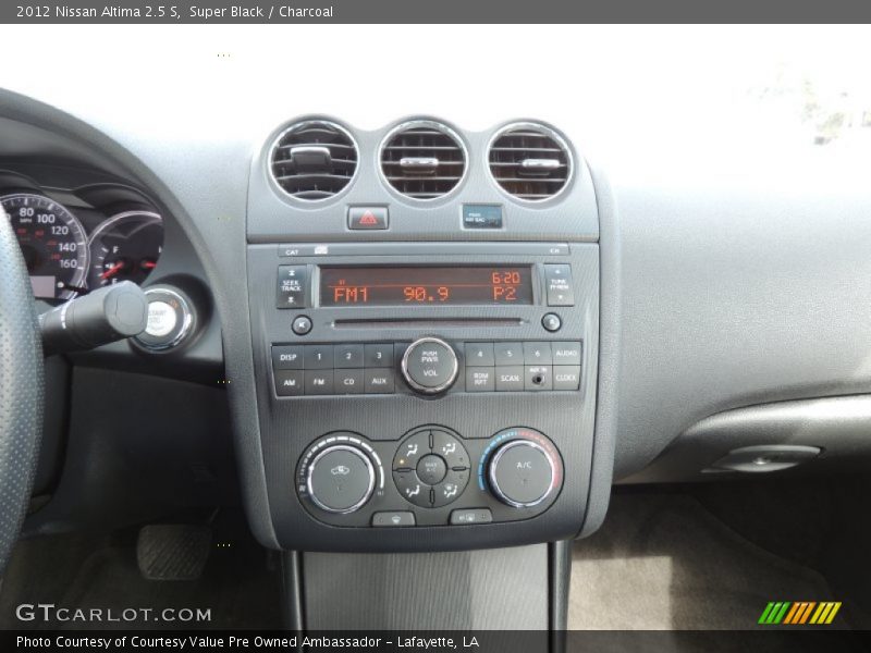 Super Black / Charcoal 2012 Nissan Altima 2.5 S
