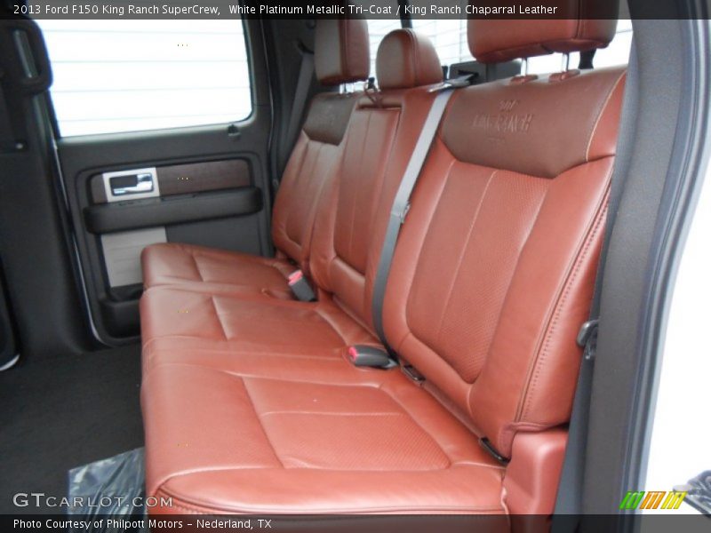 Rear Seat of 2013 F150 King Ranch SuperCrew