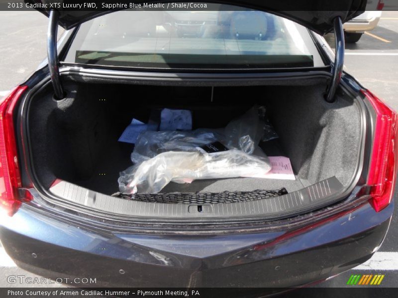 Sapphire Blue Metallic / Shale/Cocoa 2013 Cadillac XTS Luxury FWD