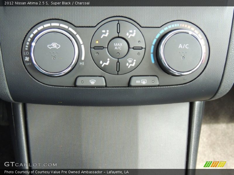 Super Black / Charcoal 2012 Nissan Altima 2.5 S
