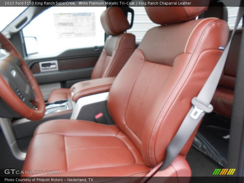 2013 F150 King Ranch SuperCrew King Ranch Chaparral Leather Interior
