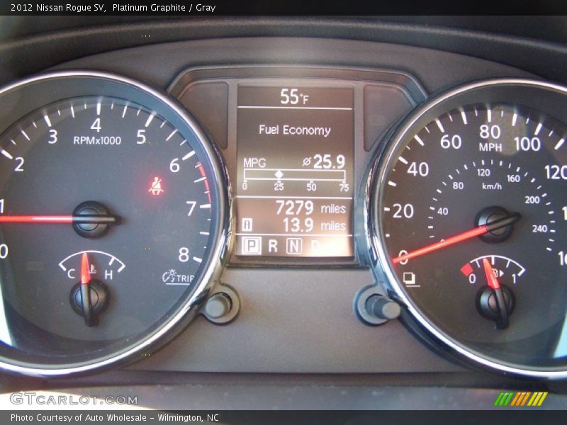 Platinum Graphite / Gray 2012 Nissan Rogue SV