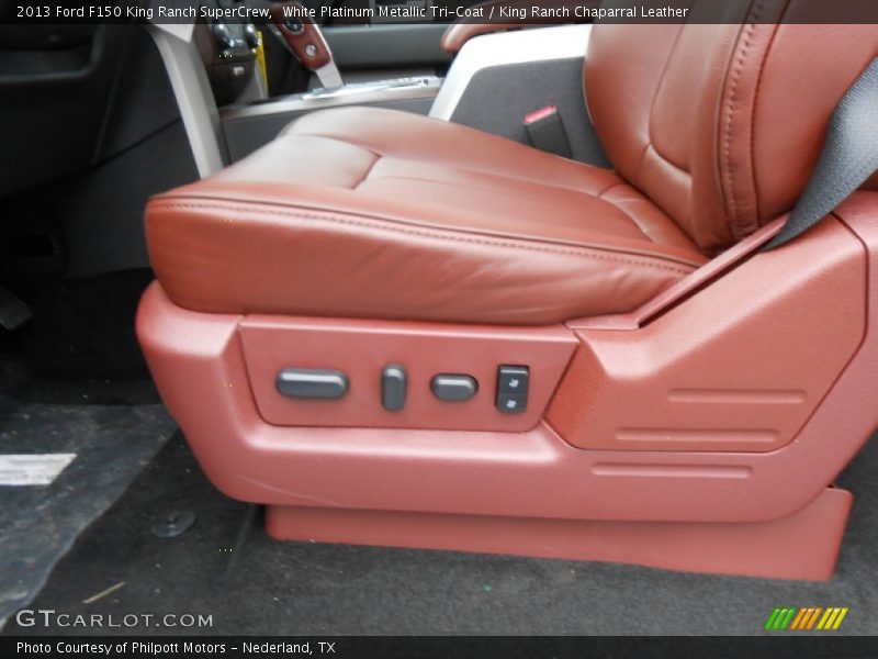 Front Seat of 2013 F150 King Ranch SuperCrew