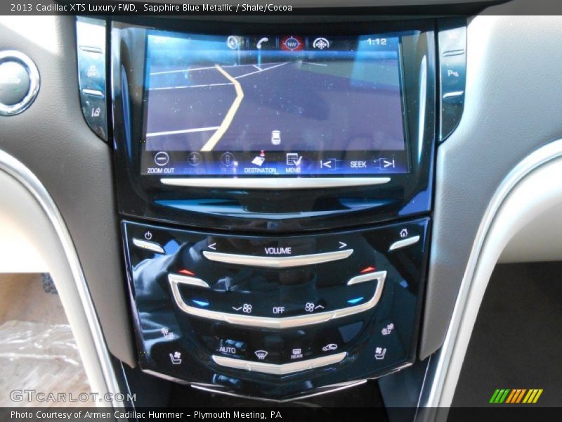 Sapphire Blue Metallic / Shale/Cocoa 2013 Cadillac XTS Luxury FWD
